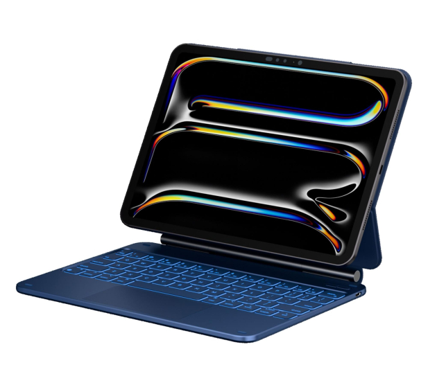 TYPECASE Etui Edge z klawiaturą do iPad Air 11" M2/M3/M4 błękitny - 1485368 - zdjęcie